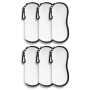 Sublimation Sunglasses Case Blanks Set Neoprene Sunglasses Case 6PCS