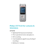 Philips DVT4115 Voice Tracer Auto Adjustable