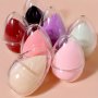 1PC Makeup Sponge With Storage Box Dry & Wet Dual Use Makeup Beauty Blender Flawless For Liquid Powder Cream Foundation