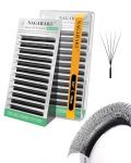 Nagaraku Narrow 5D W Eyelash Extension Small Spacing 5D Clover Lash Supplies Natural Soft Premade Fans Pbt Cluster W Shape Lash