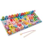 Wooden Multi Purpose Seven In One Logarithmic Board For Kids