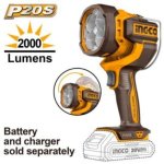 Ingco CWLI2088 Work Lamp 20V Ps+c l 2000LUMENS