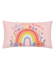 Rainbow Print Pillowcase - 45 X 70 Cm White