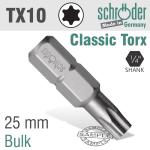 Torx Tx 10 Classic Bit 25 Mm SC20849
