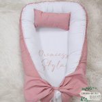 Baby Safe Nest Safe Sleeping Pod Pink Nest White Inside Big Bow