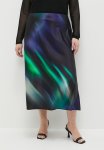 Superbalist Printed Bias Slip Midi Skirt - Dreamy Aquatic