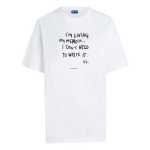 Relaxed Karl Qoute T-Shirt -white