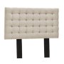 Nu Dekor - Benno Button Headboard - King - Cream