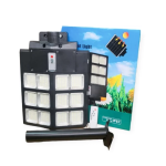 Ashcomonline 180W Solar Powered Street Light Solar Light Set