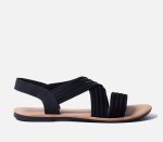 Flat Sandal - 8 Black