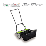 Tandem Push Silent Mower 18"
