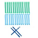 29 Pcs Heatless Waves Curlers No Heat Styling Rollers Kit