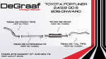 Toyota Fortuner GD6 Revo Degraaf Bobw Performance Exhaust For