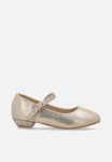 Pierre Cardin Evie Girls Glitter Low Heel - Gold
