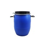 50LT Open Head Plastic Drum Blue