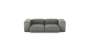 Two Module Sofa - Leather - Light Grey - 230CM X 115CM