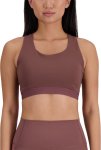New Balance Women Sleek Medium Support Pocket Sports Bra - Md Purple