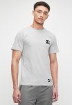 Round Neck Core Logo Tee - Grey & Black
