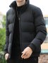 Men's Warm Stand Collar Padded Jacket For Fall Winter