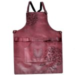 Genuine Leather Hydrangea Apron -my Sarie Marais