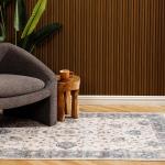 Bloom Printed Texturaweave Carpet Blue - 200X300CM