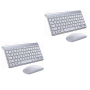 2 Pieces Wireless Keyboard And Mouse Combo