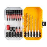 Tork Craft Impact Power Bit Set 18PC Bit Holder 50MM Nutsetters & Drill Bits - TCIBS018