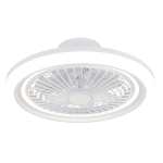 Ceiling Fan With Dimmable LED Light White