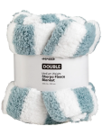 Double Sherpa Fleece Blanket - 200 X 200 Cm Assorted