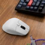M6 1K Dual-wireless Bluetooth And 2.4G Mouse WHITE-M6-A3