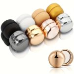 4PCS Simple Style Magnetic Scarf Buckle Set Multicolor Broochclothings Accessories