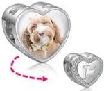 CAS101919 - 925 Sterling Silver Personalized Photo Charm