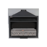 1000 Entertainer Cut For Gas With 5 Burner Shallow Gas Insert Built-in Braai