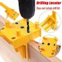 Handheld Drill Guide And Hole Saw Tool Set For Woodworking Projects - Uncharged Power Mode Durable Material