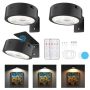 3 Pack Picture Lights For Wall Rechargeable Battery Operated Wall Lights Picture Frame Lights With 3 Lighting Modes Wireless Magnetic Painting Ligh