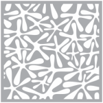 Bloom Stencil Abstract