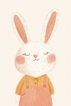 Cute Bunny - Wall Art Print - A1