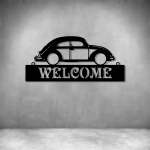 Volkswagen Beetle 4 - Grey L 900 X H 600MM