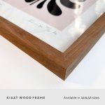 CAT Eats Bird - Flora 7 - A4 - Limited Edition Kiaat Wood