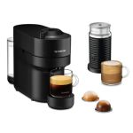 Nespresso Vertuo Pop & Aeroccino Milk Frother Bundle – Liquorice Black