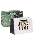 Decorative Paper Gift Bag Set - None Green