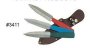 3-PCS Carbon Steel Throwing Knives With SHEATH-3411