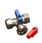 Splashworks Washing Machine T Connector Silver 15MM