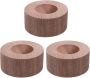 Wooden Essential Oil Diffuser 3 Piece Set Walnut Passive Aromatherapy Scent