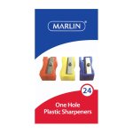 Marlin Plastic Sharpeners 24'S 1 Hole Pack Of 6