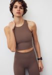 Medium Support Sports Bra In Drymove - Brown