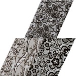 Nail Art Decoration Black Lace
