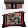 Chinese Black And Red Dragon By Wikus Schalkwyk Duvet Cover Set Queen