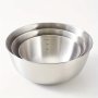 Stainless Steel Mixing Bowl - Perfect For Home Kitchen Use: Non-set Salad Bowl Durable Rust-resistant And Easy To Mix - Suitable For Christmas And