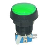 Push Button 37MM Momentary - Asst Colours - White